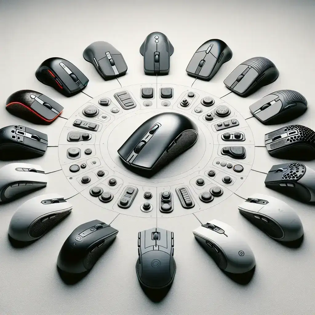 Mouses com botões programáveis para aplicativos específicos no mercado nacional